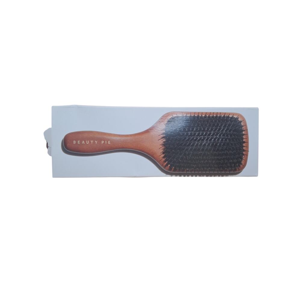 Beauty Pie Smoothing Paddle Brush Boar Nylon Bristles New Box